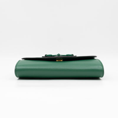 Horsebit 1955 Mini Crossbody Bag Green Leather