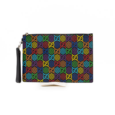 Wristlet Pouch GG Psychedelic Canvas
