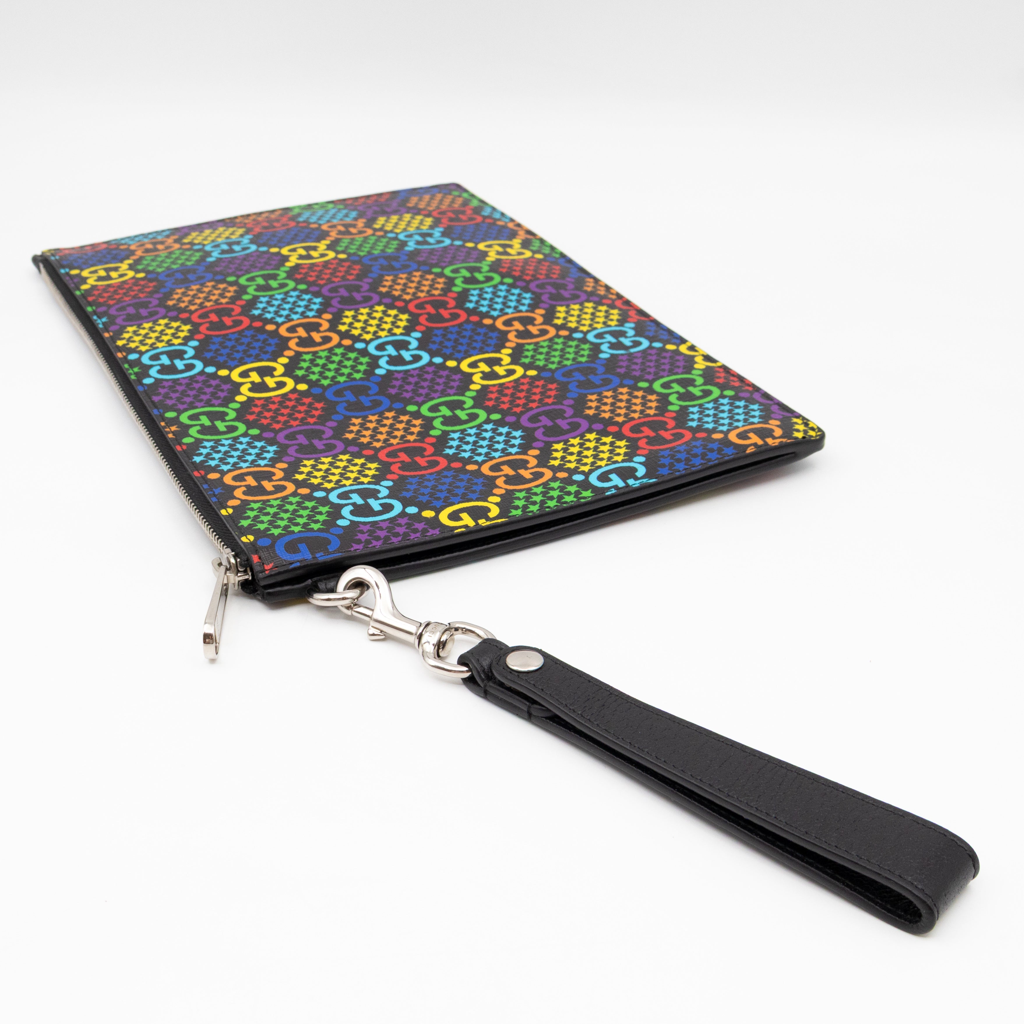 Wristlet Pouch GG Psychedelic Canvas
