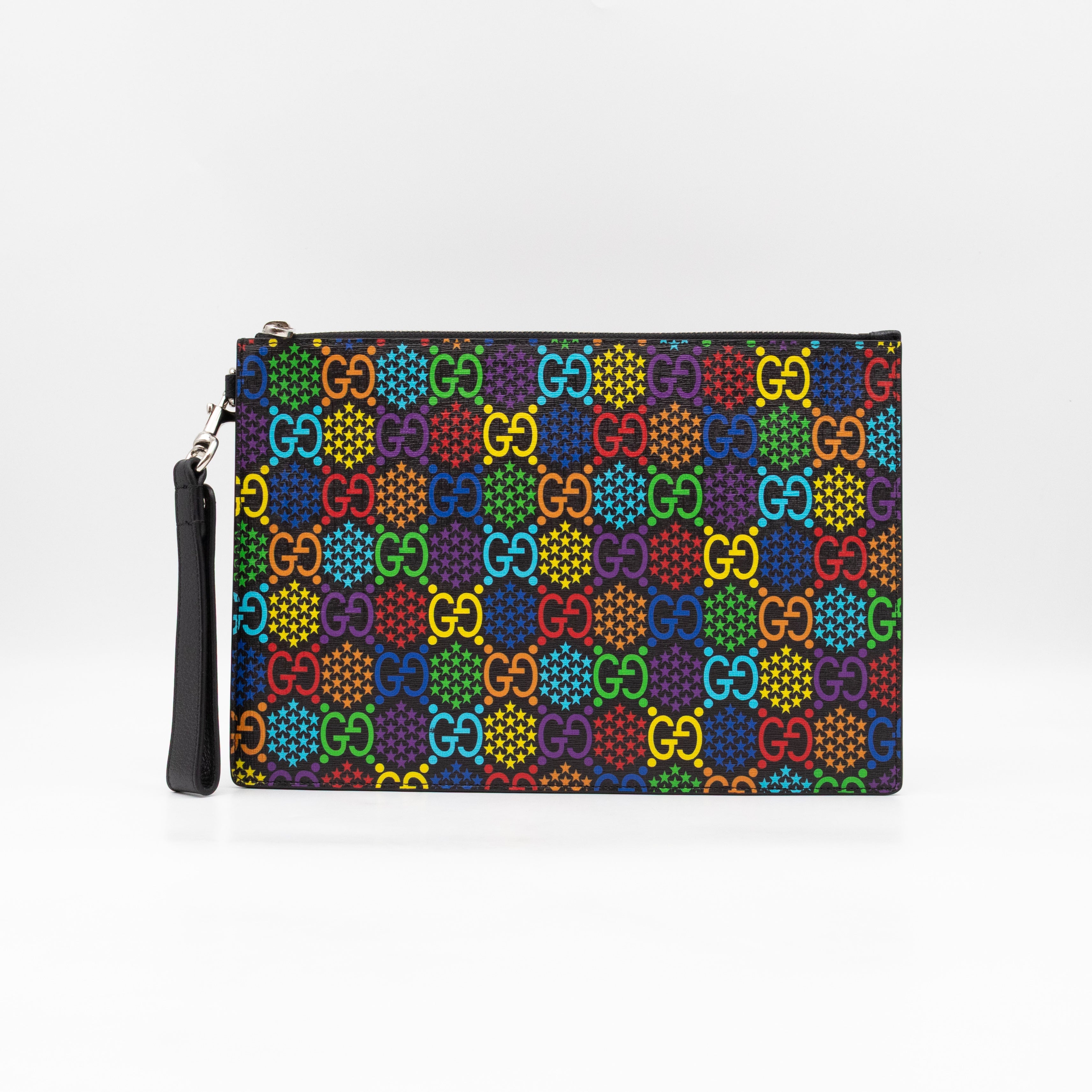 Wristlet Pouch GG Psychedelic Canvas