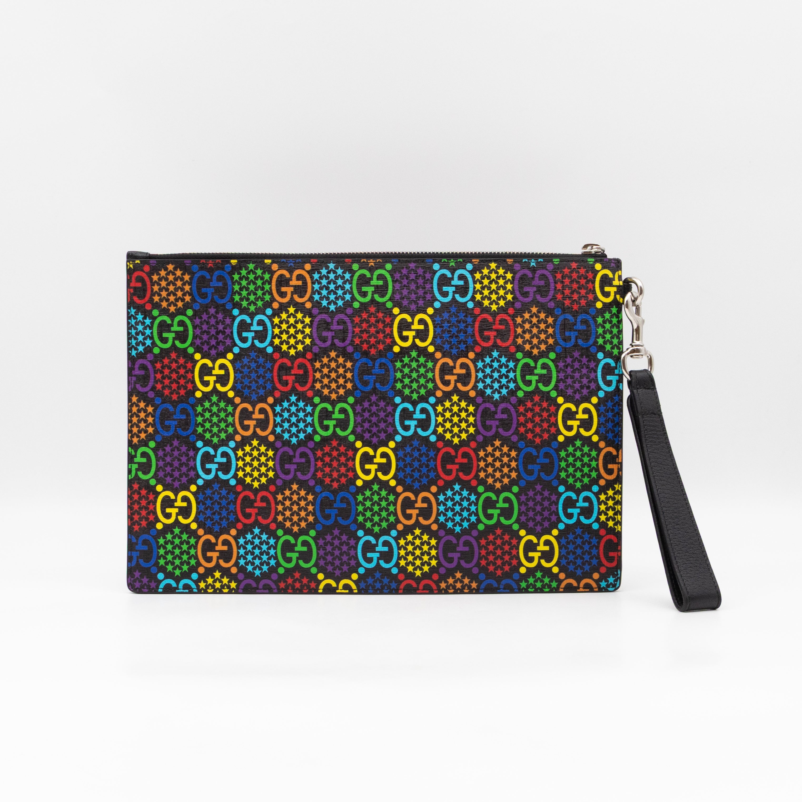 Wristlet Pouch GG Psychedelic Canvas