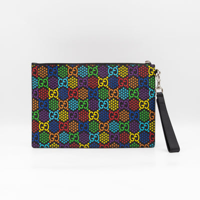 Wristlet Pouch GG Psychedelic Canvas