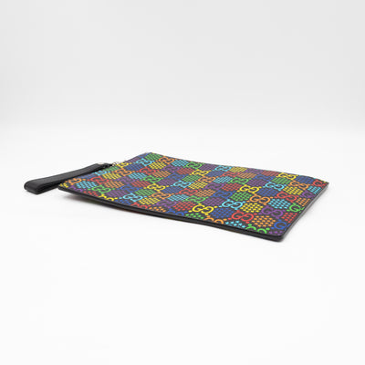 Wristlet Pouch GG Psychedelic Canvas