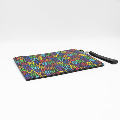 Wristlet Pouch GG Psychedelic Canvas