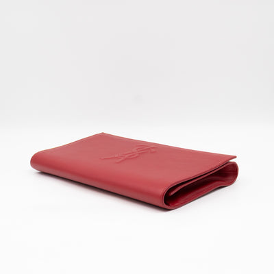 Belle De Jour Clutch Leather Red