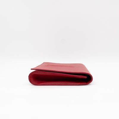 Belle De Jour Clutch Leather Red