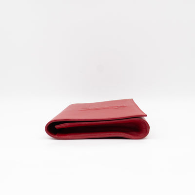 Belle De Jour Clutch Leather Red