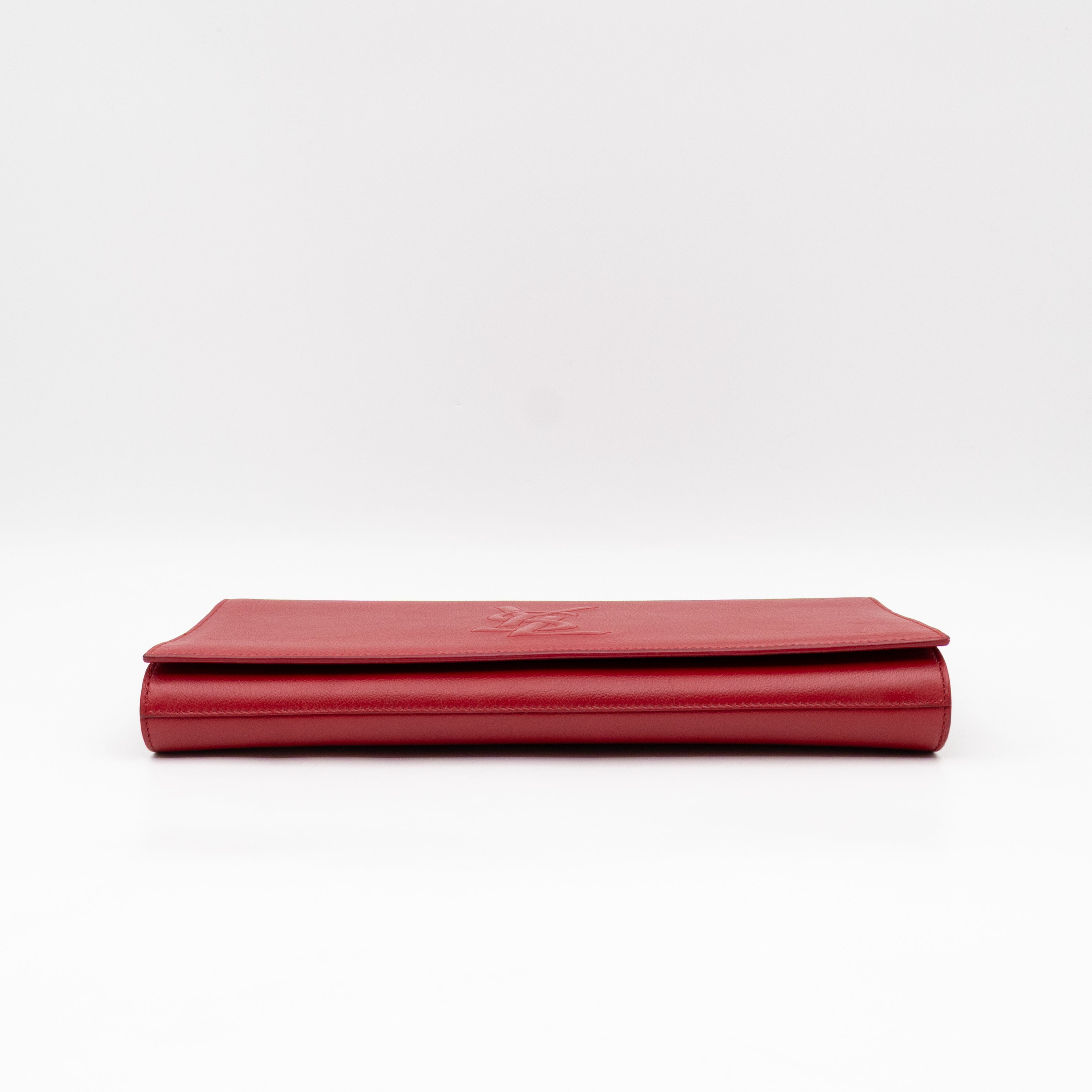 Belle De Jour Clutch Leather Red