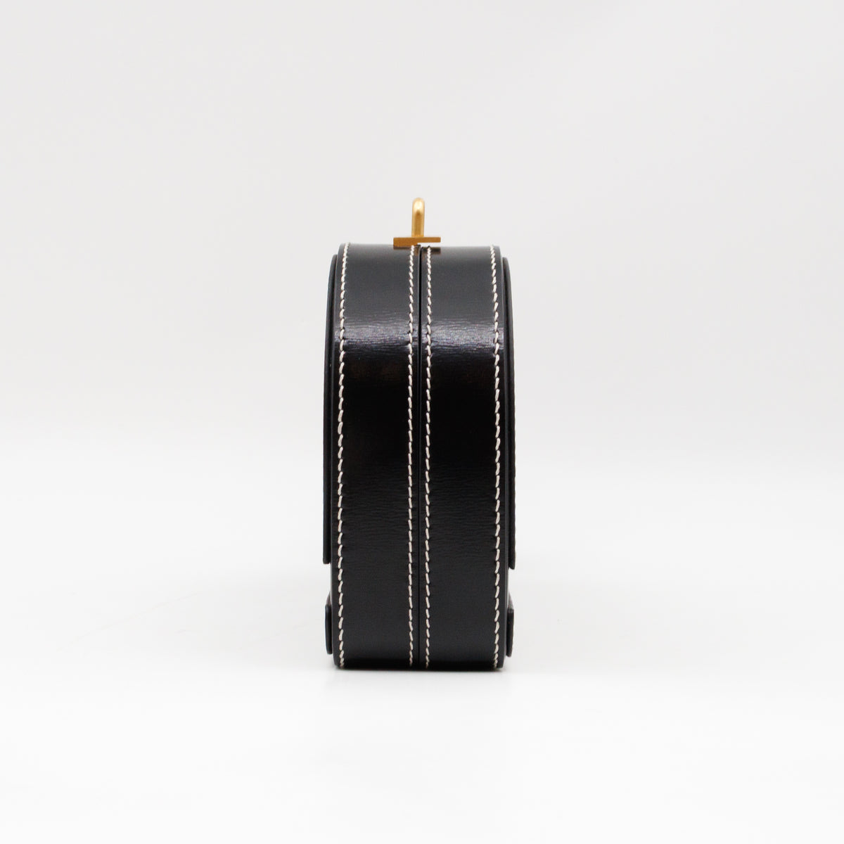 Whale Icon Clutch Bag Black Calfskin