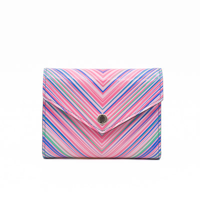 Victorine Wallet Epi Tropical Blue Rose