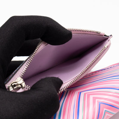 Victorine Wallet Epi Tropical Blue Rose
