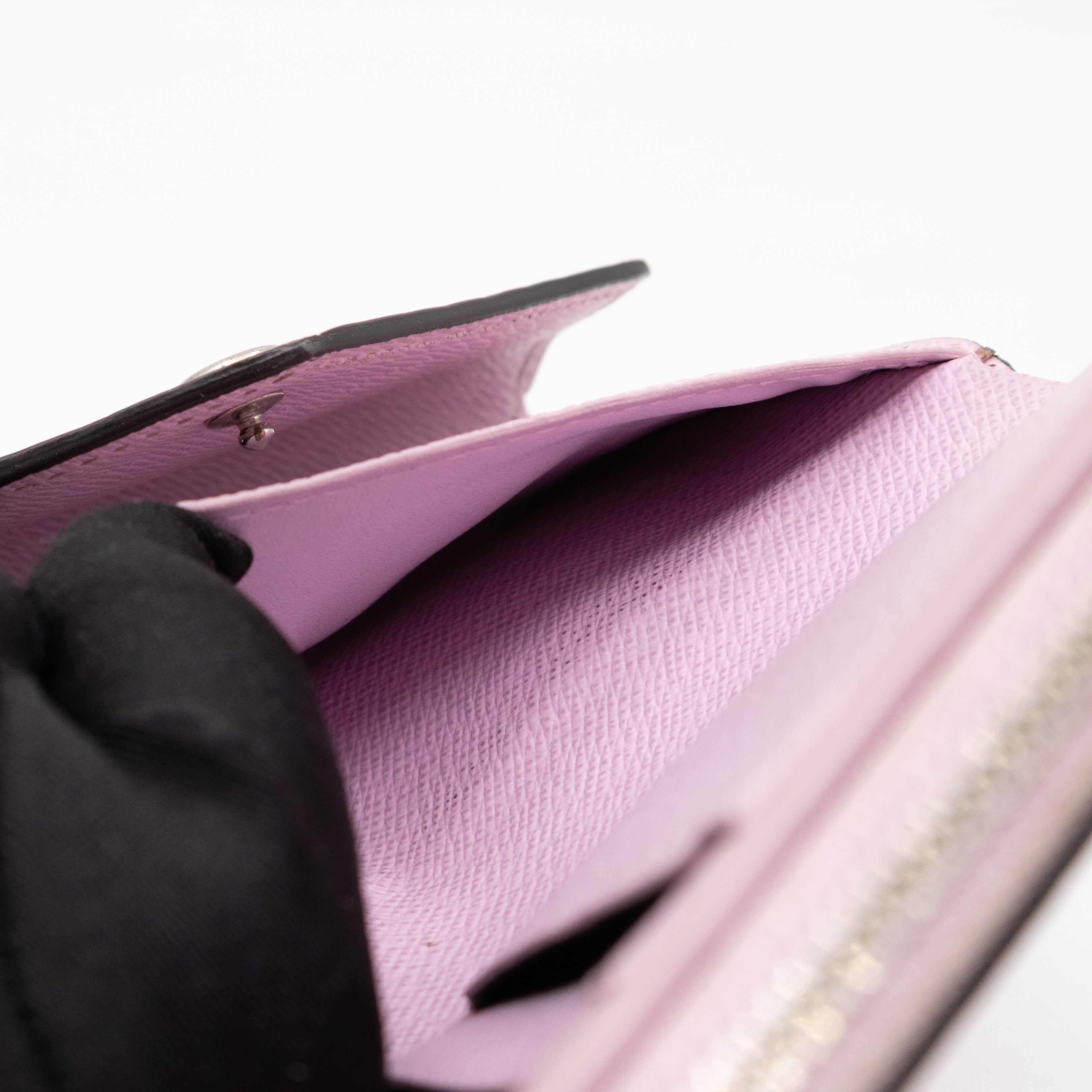Victorine Wallet Epi Tropical Blue Rose