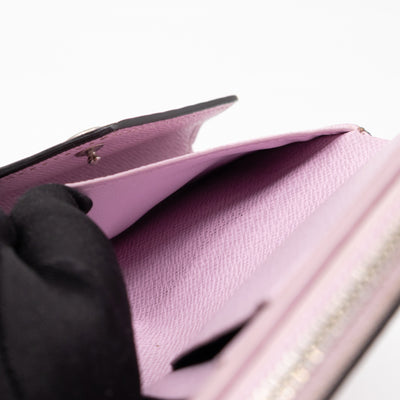 Victorine Wallet Epi Tropical Blue Rose