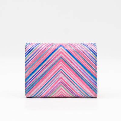 Victorine Wallet Epi Tropical Blue Rose