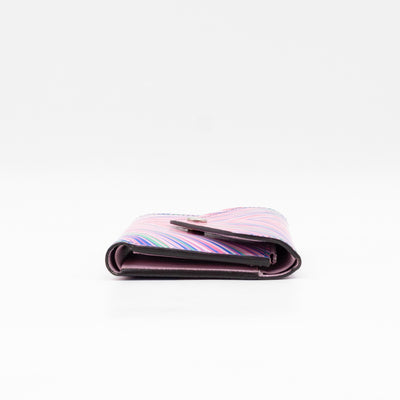 Victorine Wallet Epi Tropical Blue Rose