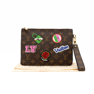 City Pouch Monogram Stories Patches