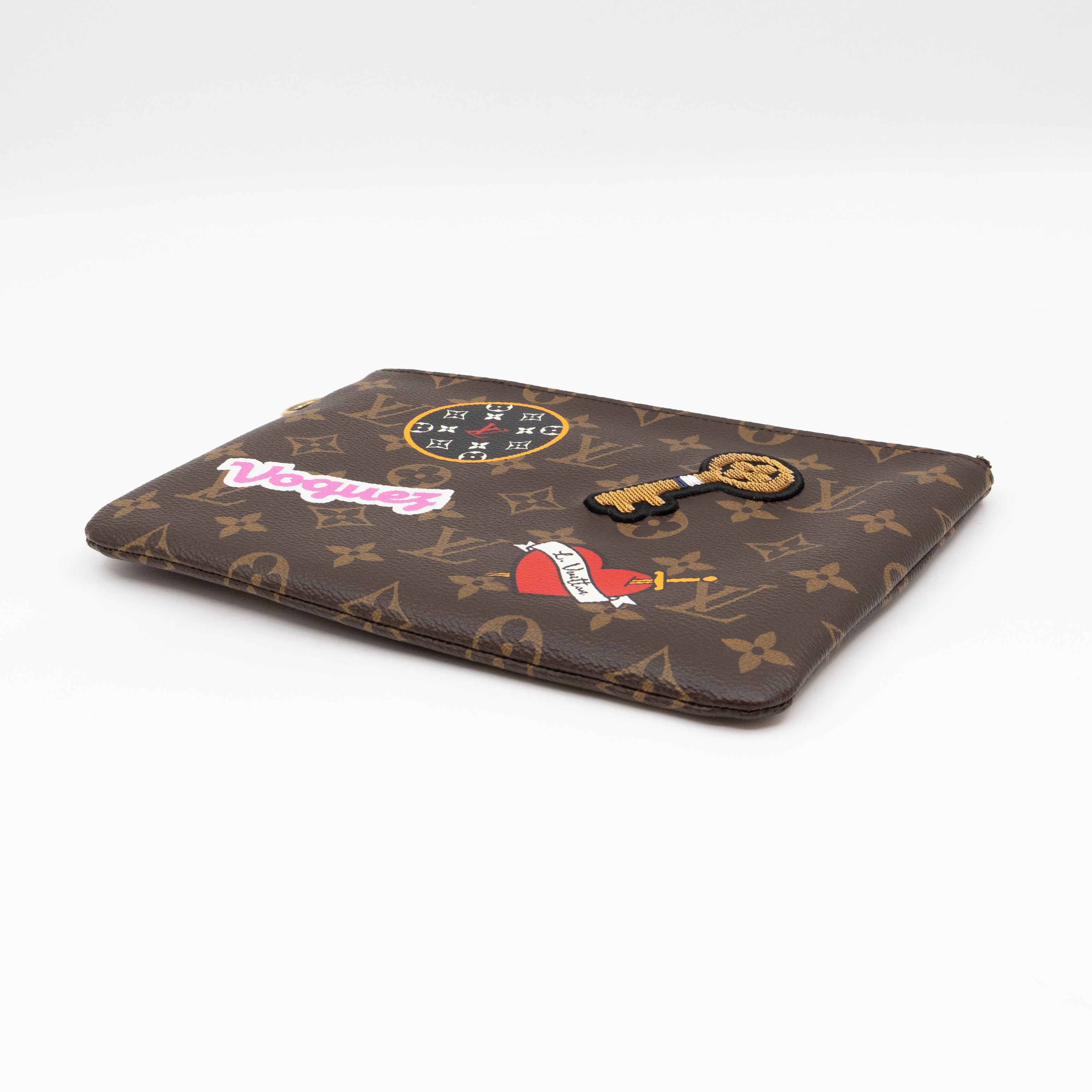 City Pouch Monogram Stories Patches