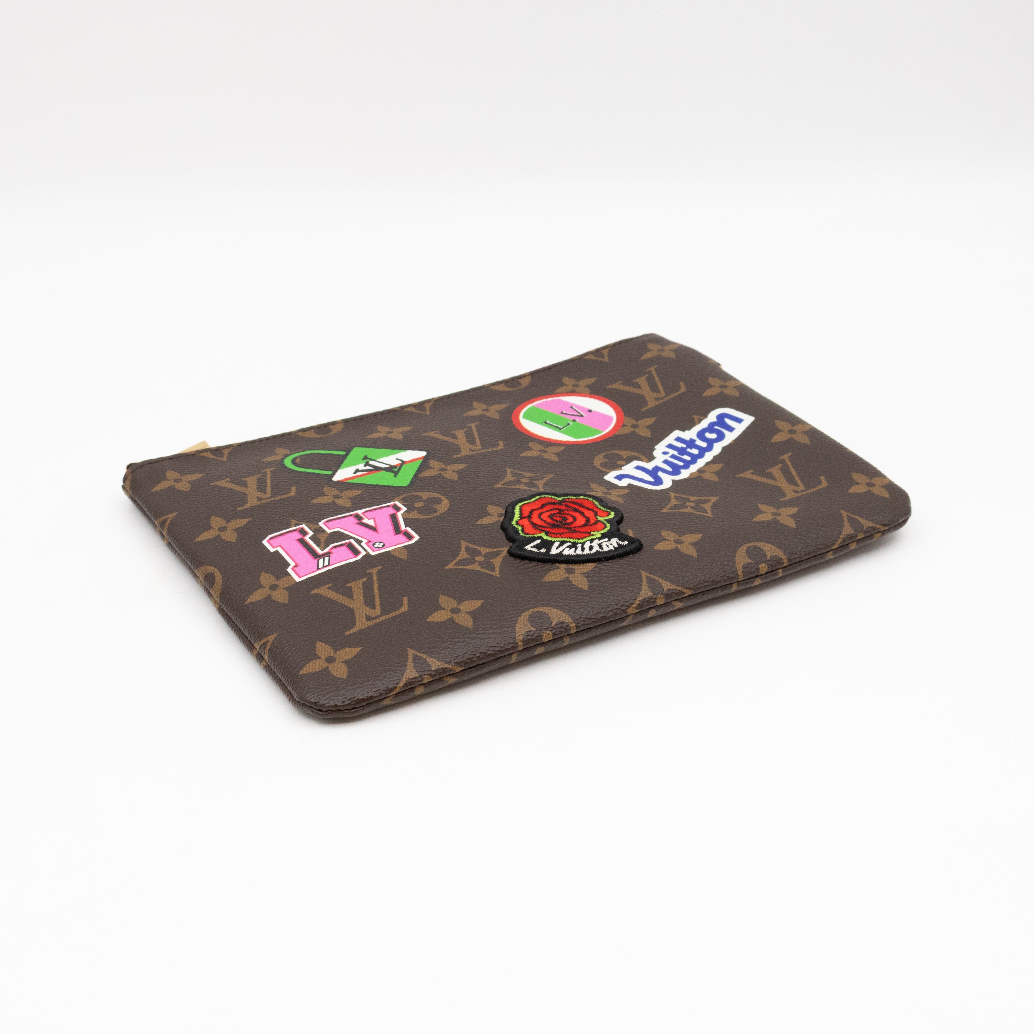 City Pouch Monogram Stories Patches