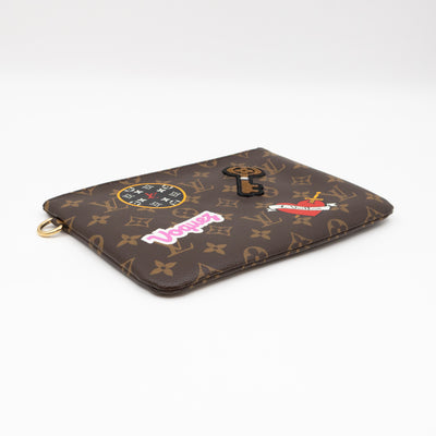 City Pouch Monogram Stories Patches