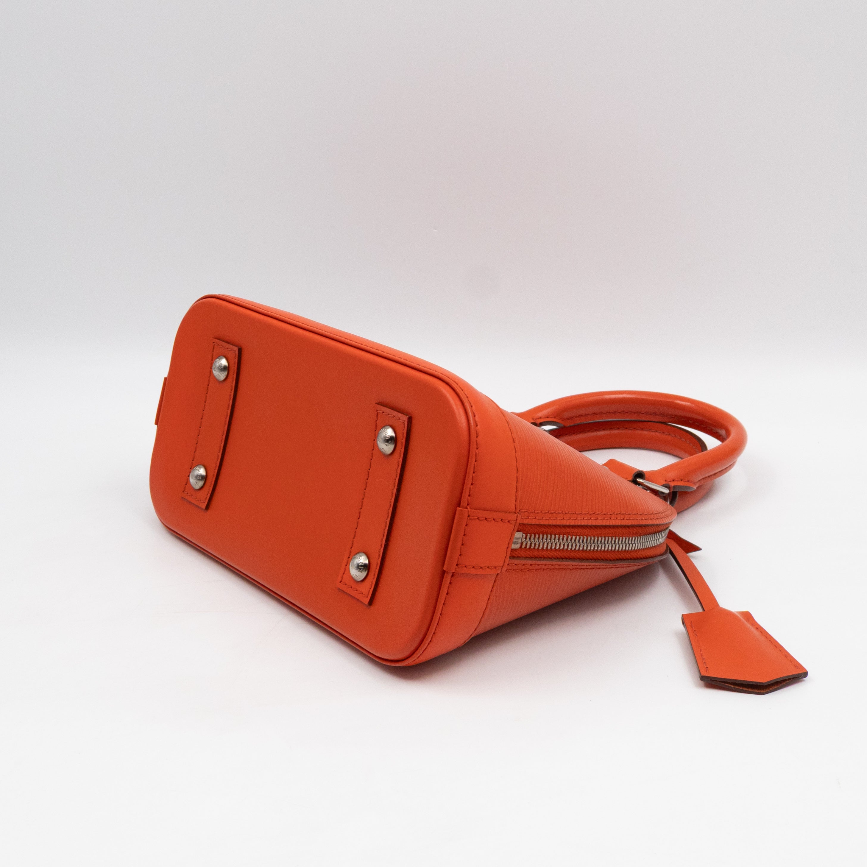 Alma BB Orange Epi Leather