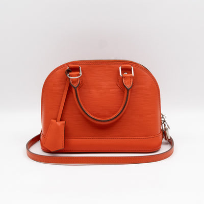 Alma BB Orange Epi Leather