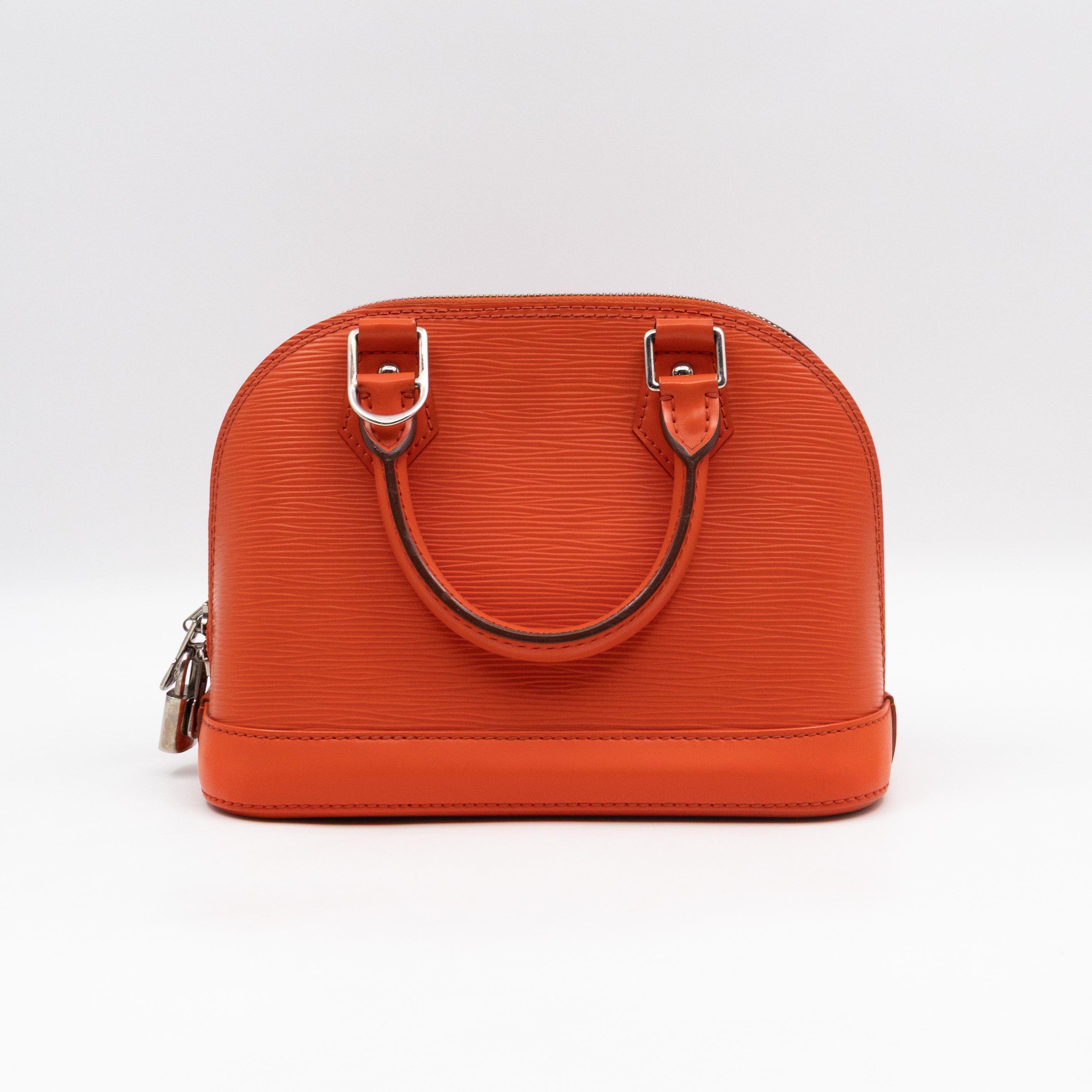 Alma BB Orange Epi Leather
