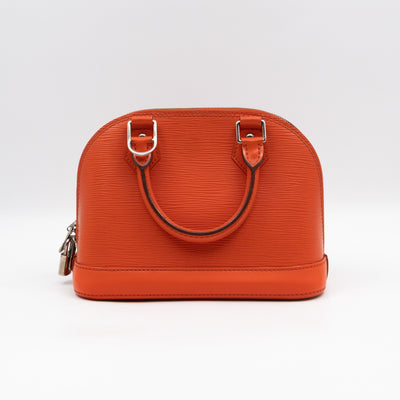 Alma BB Orange Epi Leather