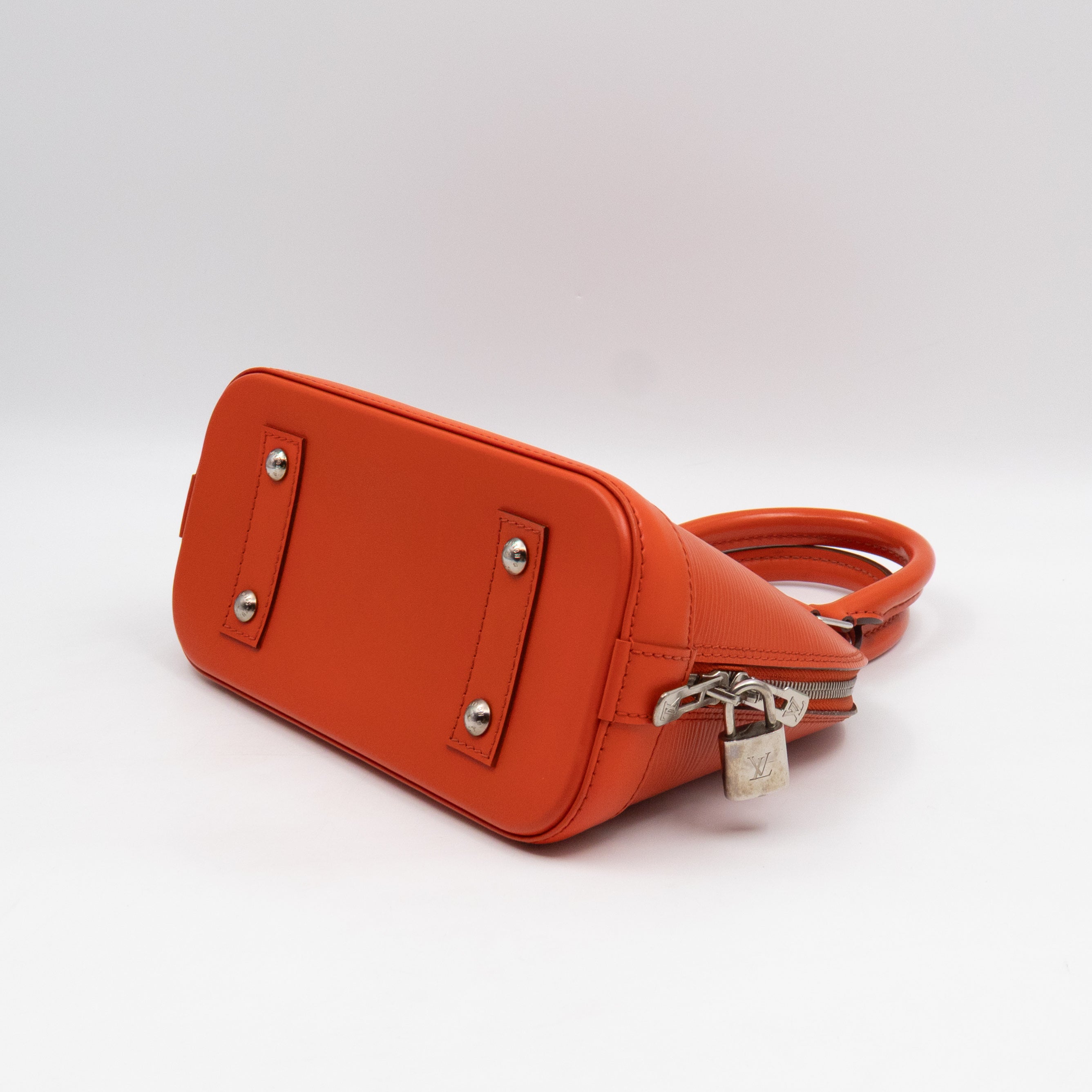 Alma BB Orange Epi Leather