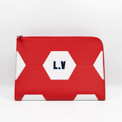 Pochette Jour FIFA World Cup 2018 Red Epi Leather