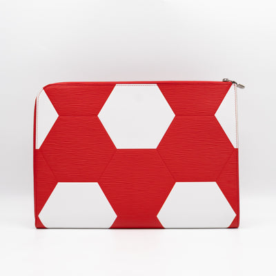 Pochette Jour FIFA World Cup 2018 Red Epi Leather