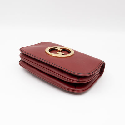 Blondie Mini Crossbody Bag Leather Red