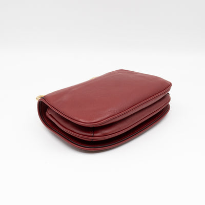 Blondie Mini Crossbody Bag Leather Red