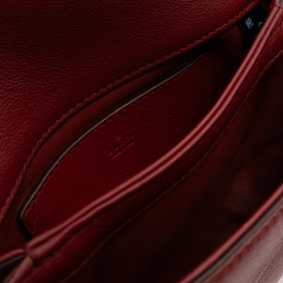 Blondie Mini Crossbody Bag Leather Red