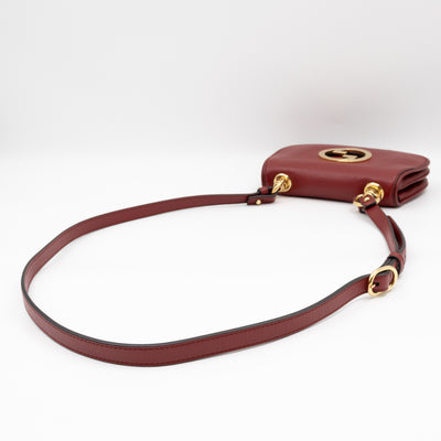 Blondie Mini Crossbody Bag Leather Red