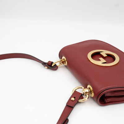 Blondie Mini Crossbody Bag Leather Red