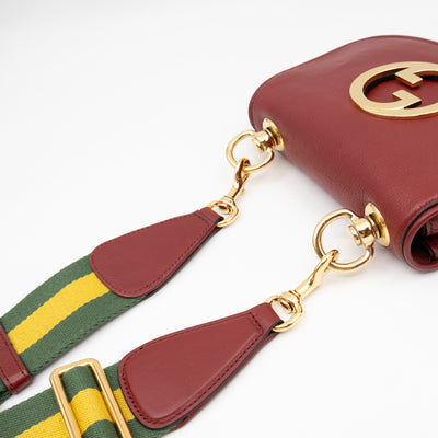 Blondie Mini Crossbody Bag Leather Red