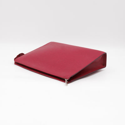 Toiletry Pouch 26 Epi Leather Fuchsia
