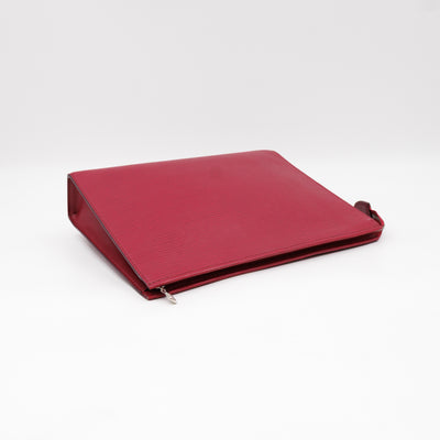 Toiletry Pouch 26 Epi Leather Fuchsia