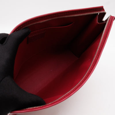 Toiletry Pouch 26 Epi Leather Fuchsia