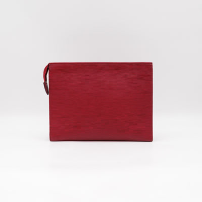 Toiletry Pouch 26 Epi Leather Fuchsia