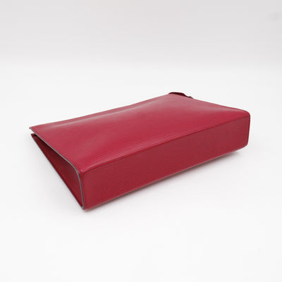Toiletry Pouch 26 Epi Leather Fuchsia