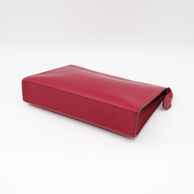 Toiletry Pouch 26 Epi Leather Fuchsia
