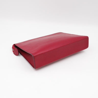 Toiletry Pouch 26 Epi Leather Fuchsia