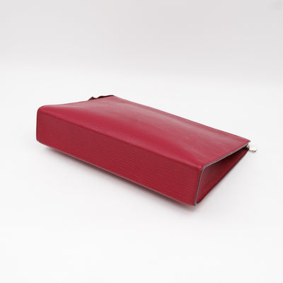 Toiletry Pouch 26 Epi Leather Fuchsia