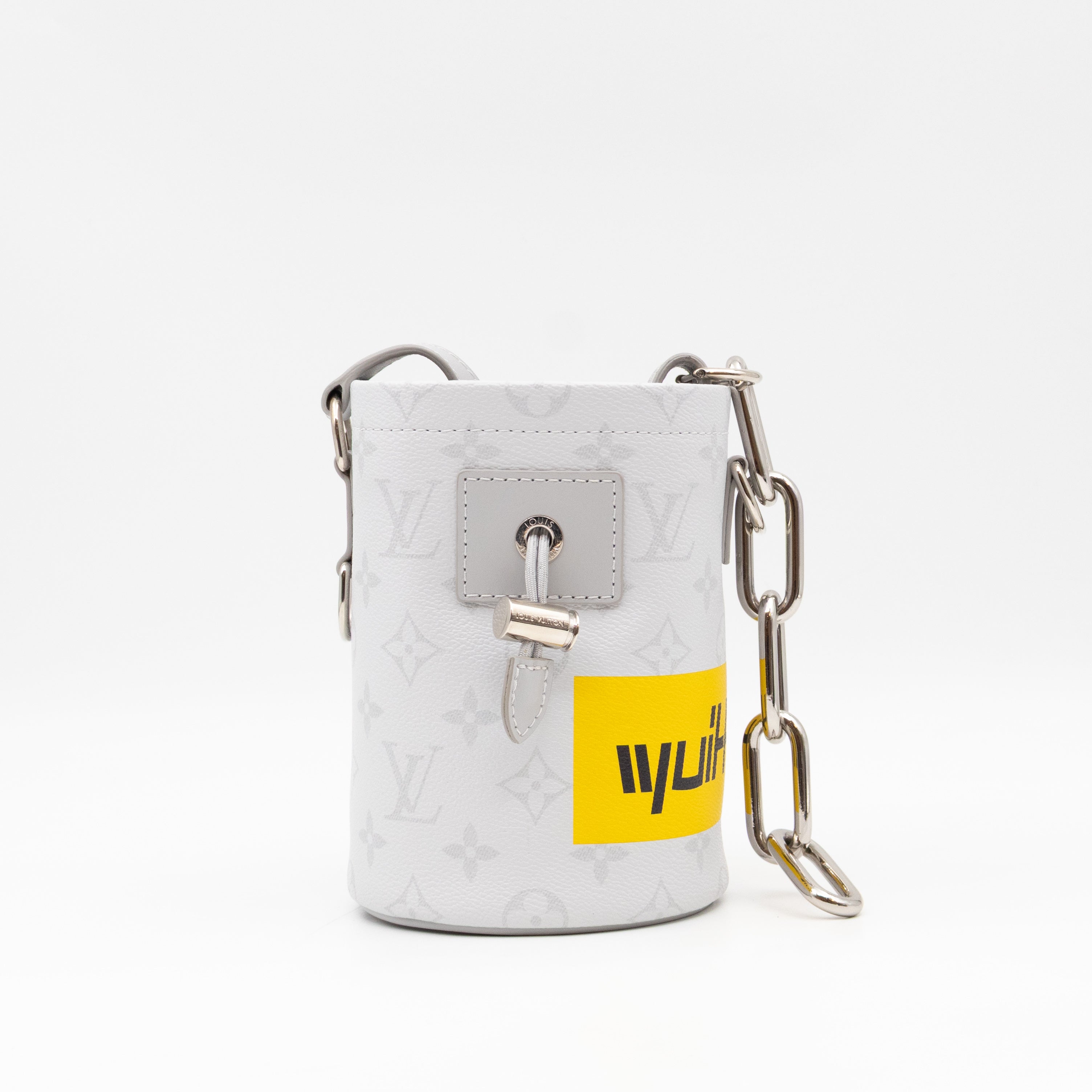 Chalk Nano Sling Bag Chalk Grey Monogram
