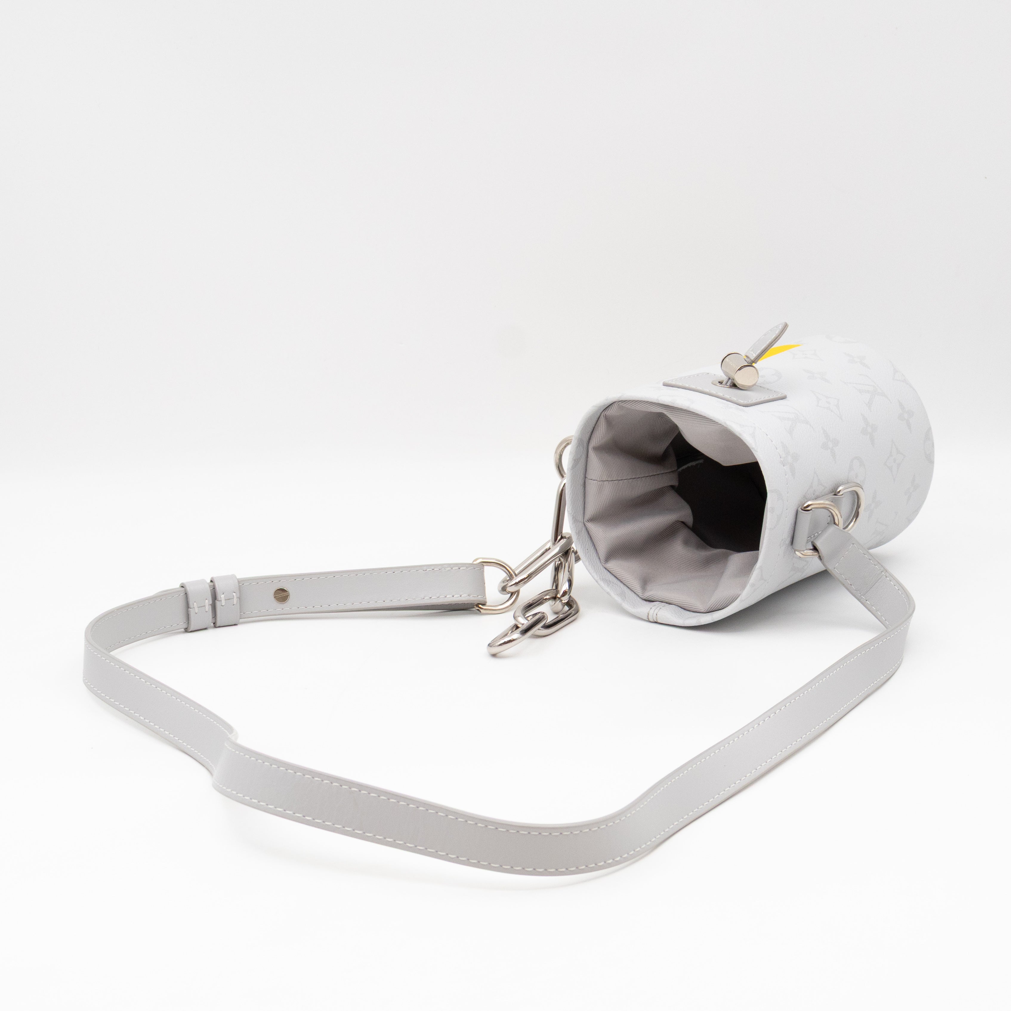Chalk Nano Sling Bag Chalk Grey Monogram