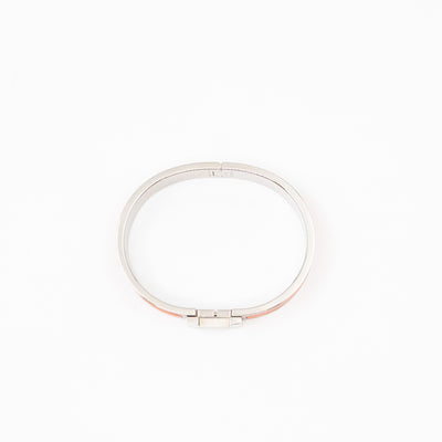 Clic H Bracelet TGM Orange Silver