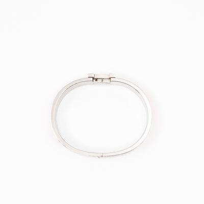 Clic H Bracelet TGM Orange Silver
