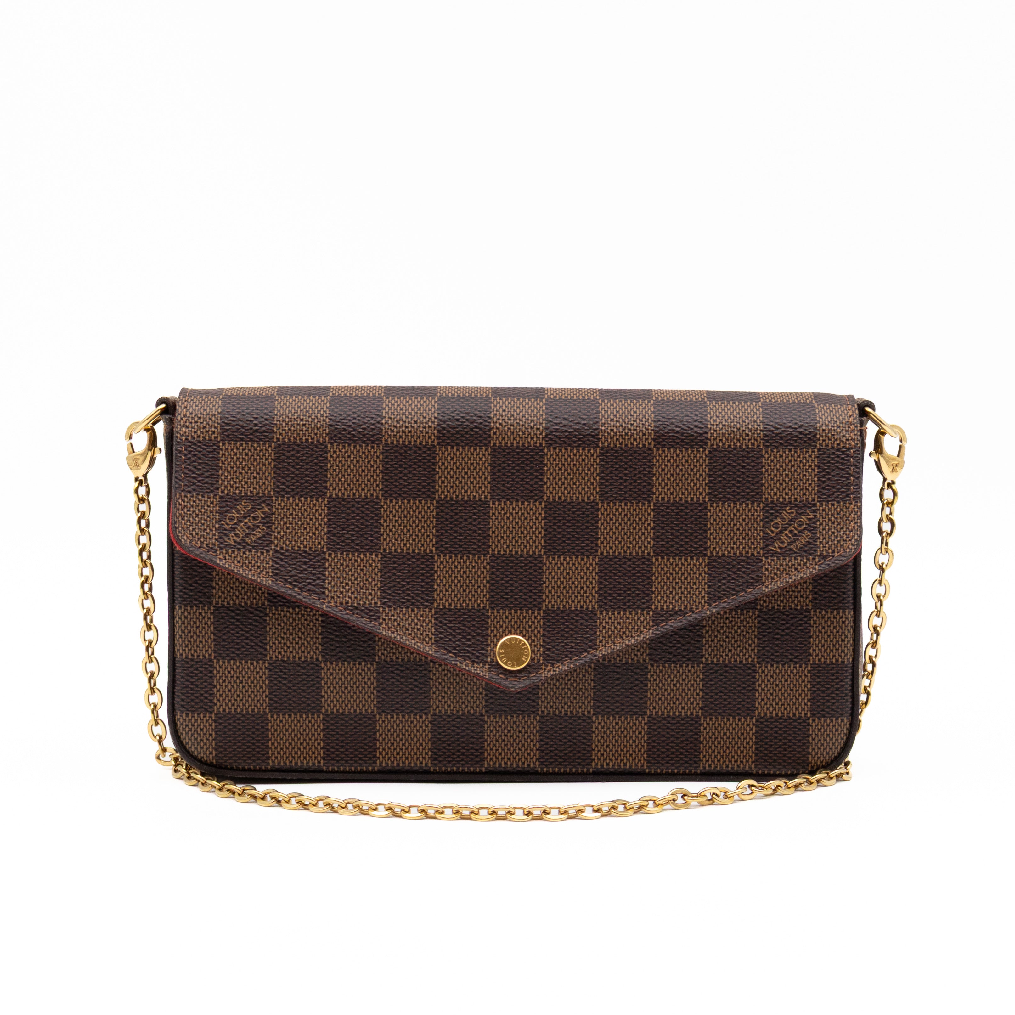 Pochette Felicie Damier Ebene