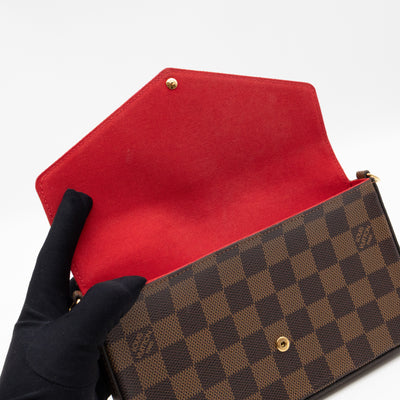 Pochette Felicie Damier Ebene